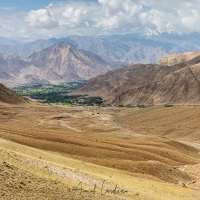 Vallée de Sakti depuis la montée au col du Warila