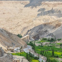 Lamayuru: vallée et vallée de la lune