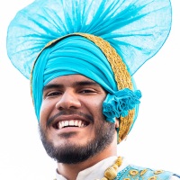 Festival de danse à Leh: danseur du Penjab