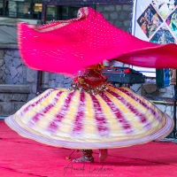 Festival de danse à Leh: danseuse du Rajasthan