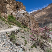 Phuktal: vue sur le monastère