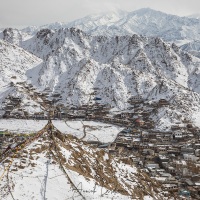 Vue sur Leh depuis l