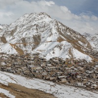 Vue sur Leh depuis l