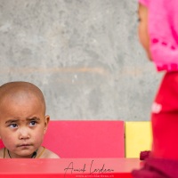 Zangla, nonnerie de Chumo: après la toilette et la tonsure