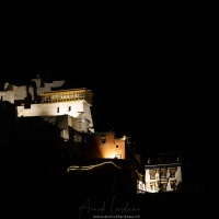 Leh: vue nocturne du château