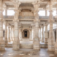 Temple jaïn de Ranakpur et ses colonnes sculptées