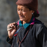 Femme ladakhi