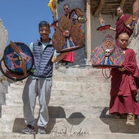 Monastère de Karsha: préparatifs pour le festival